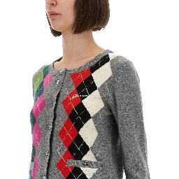 JACQUARD CASHMERE CARDIGAN