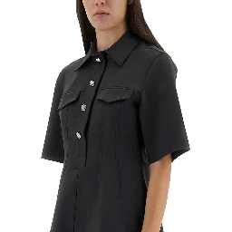 MINI DRESS WITH SCALLOPED BUTTONS