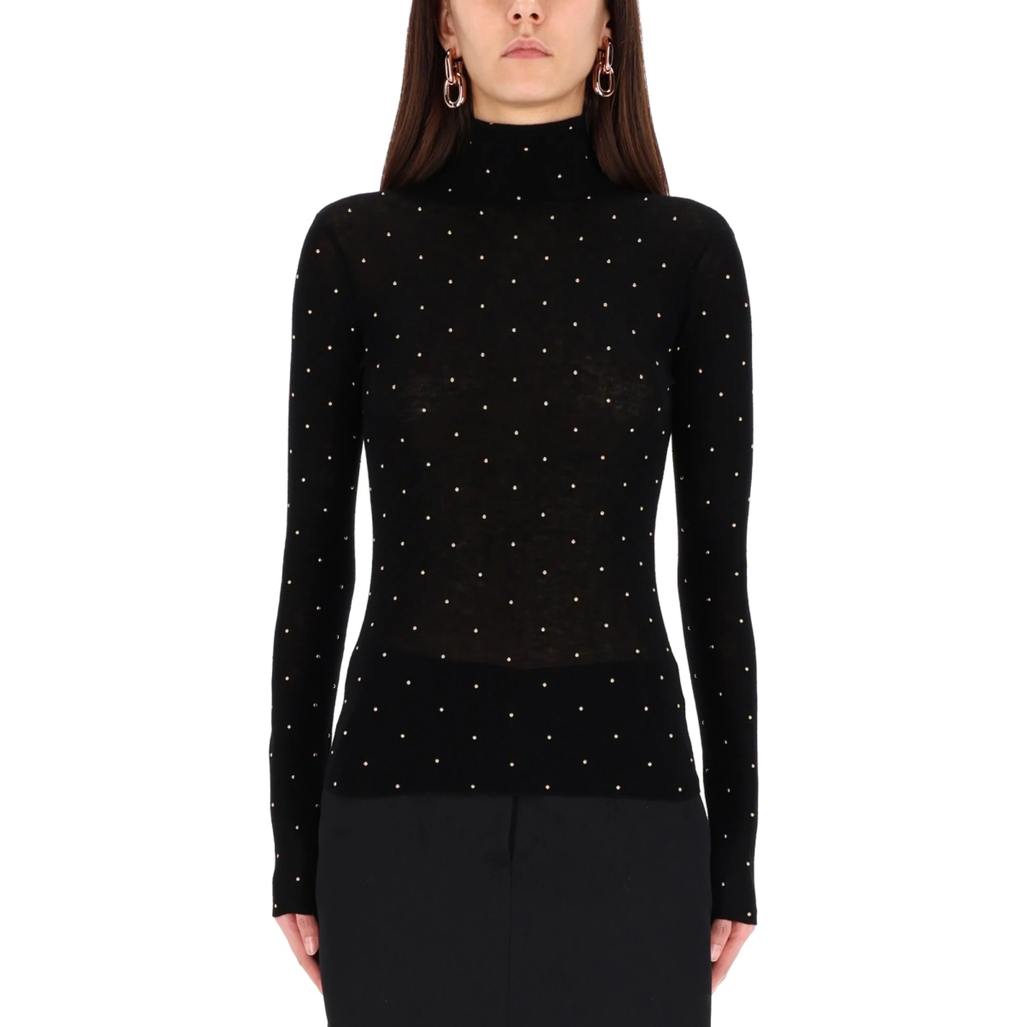 "SECON-SKIN" EFECT MESH WITH STUDS