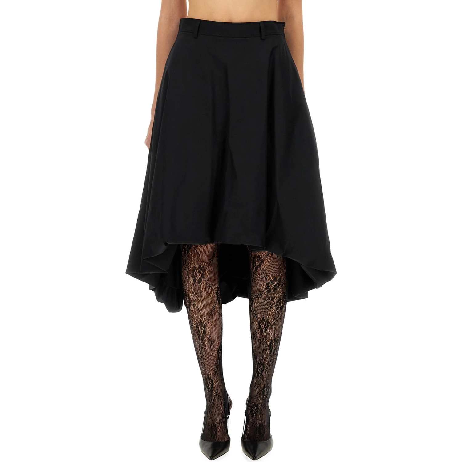COTTON POPLIN SKIRT