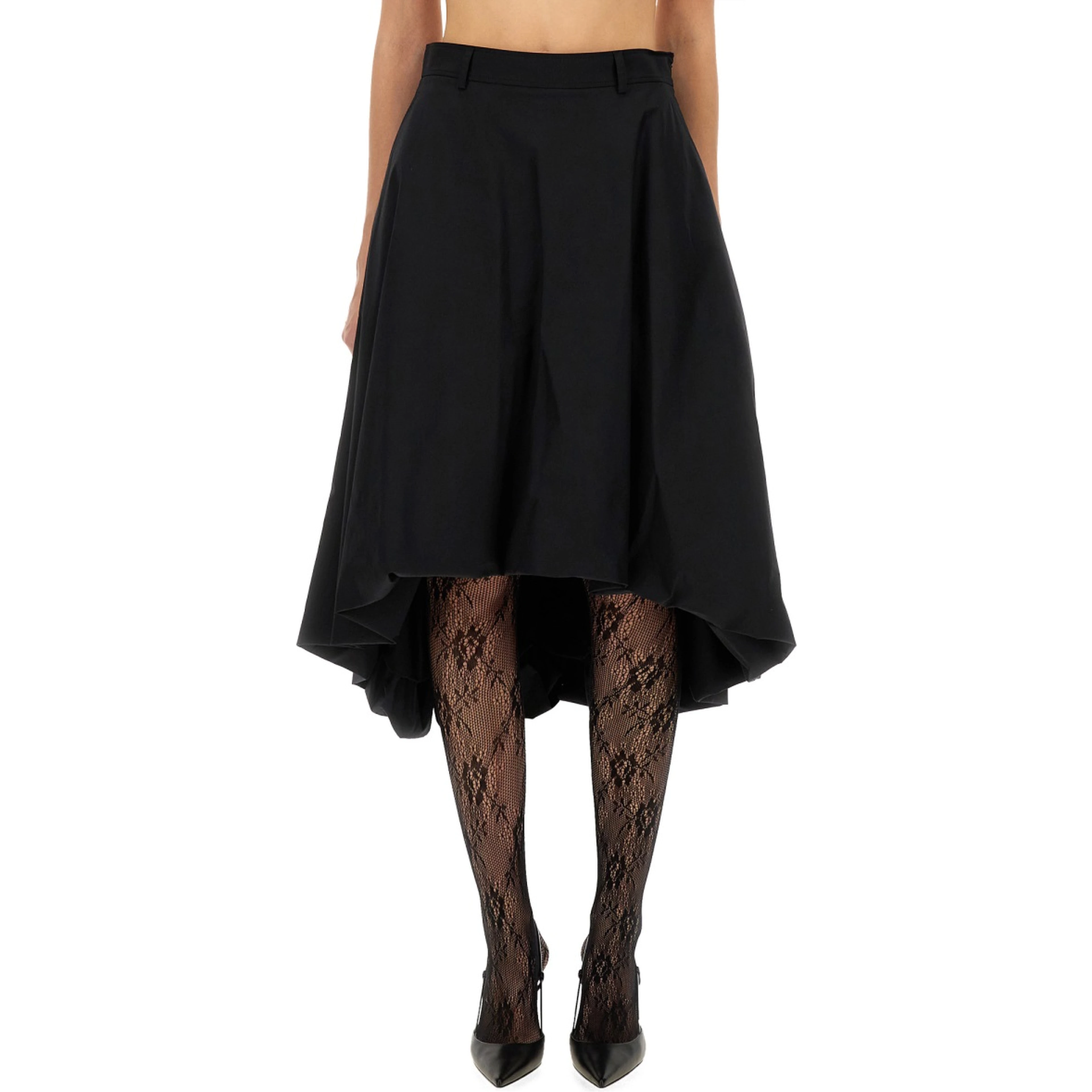 COTTON POPLIN SKIRT