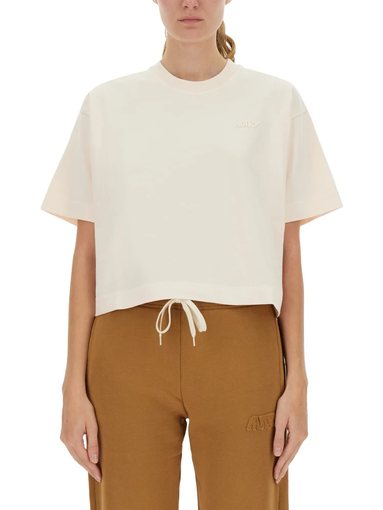 T-SHIRT WITH MATCHING LOGO