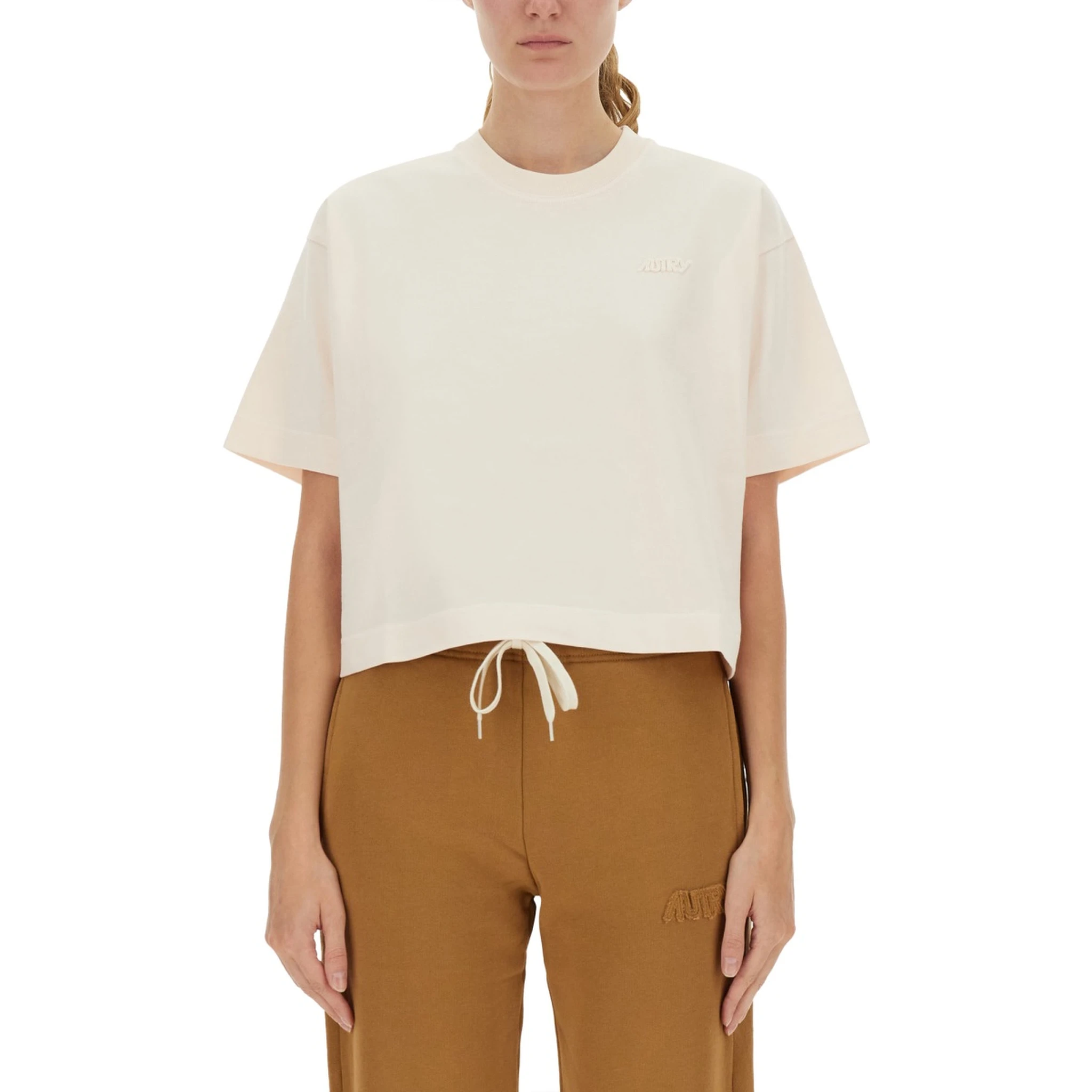 T-SHIRT WITH MATCHING LOGO