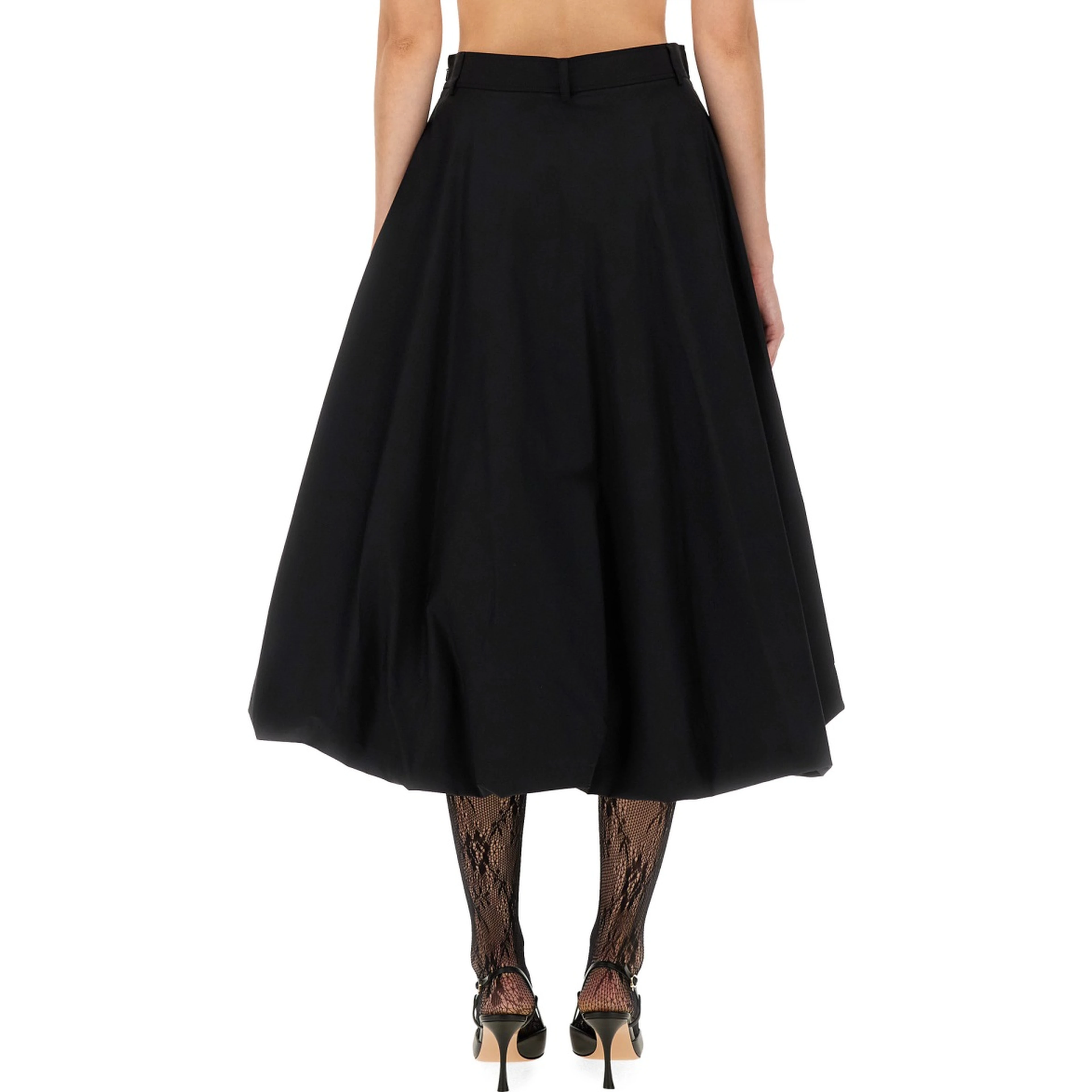 COTTON POPLIN SKIRT