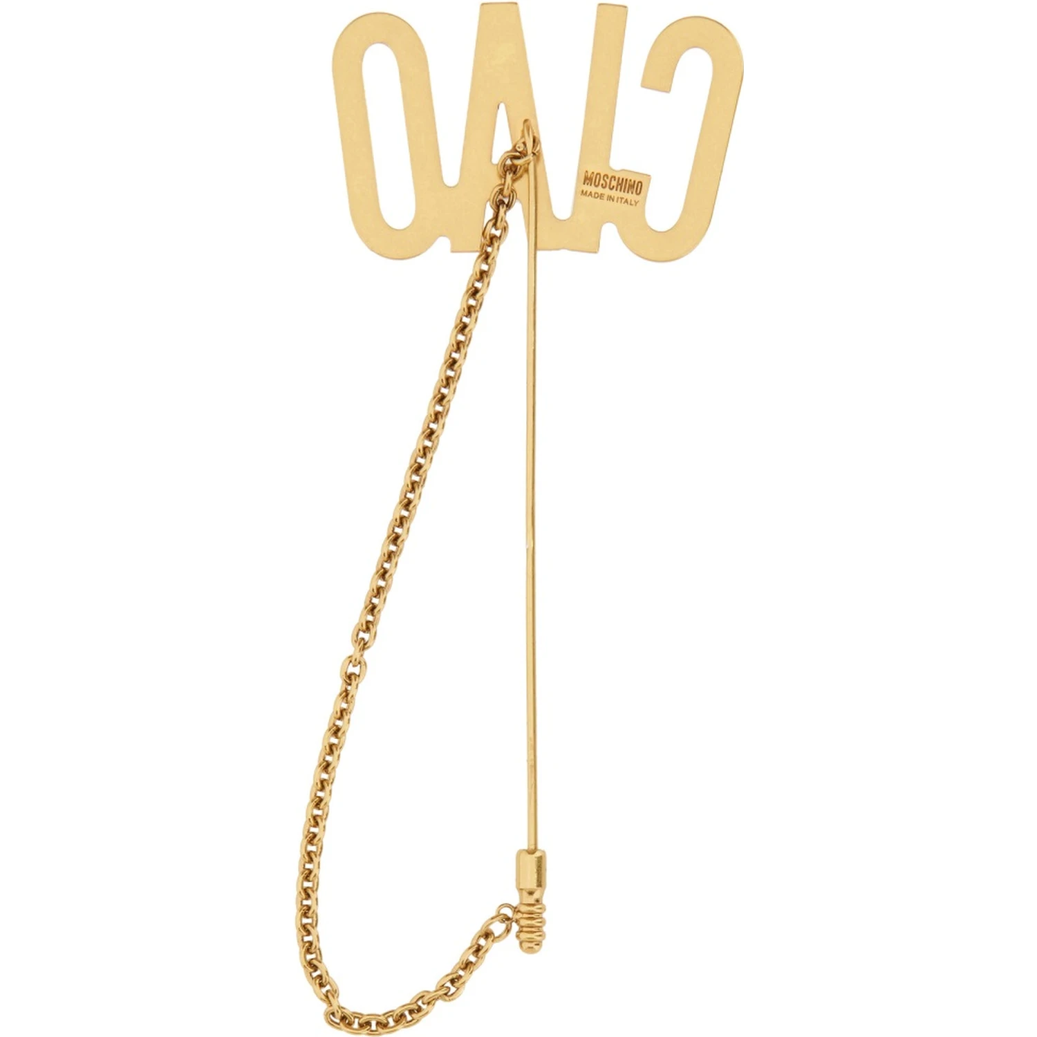 TIE CLIP "HELLO"