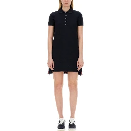 COTTON PIQUE POLO SHIRT DRESS