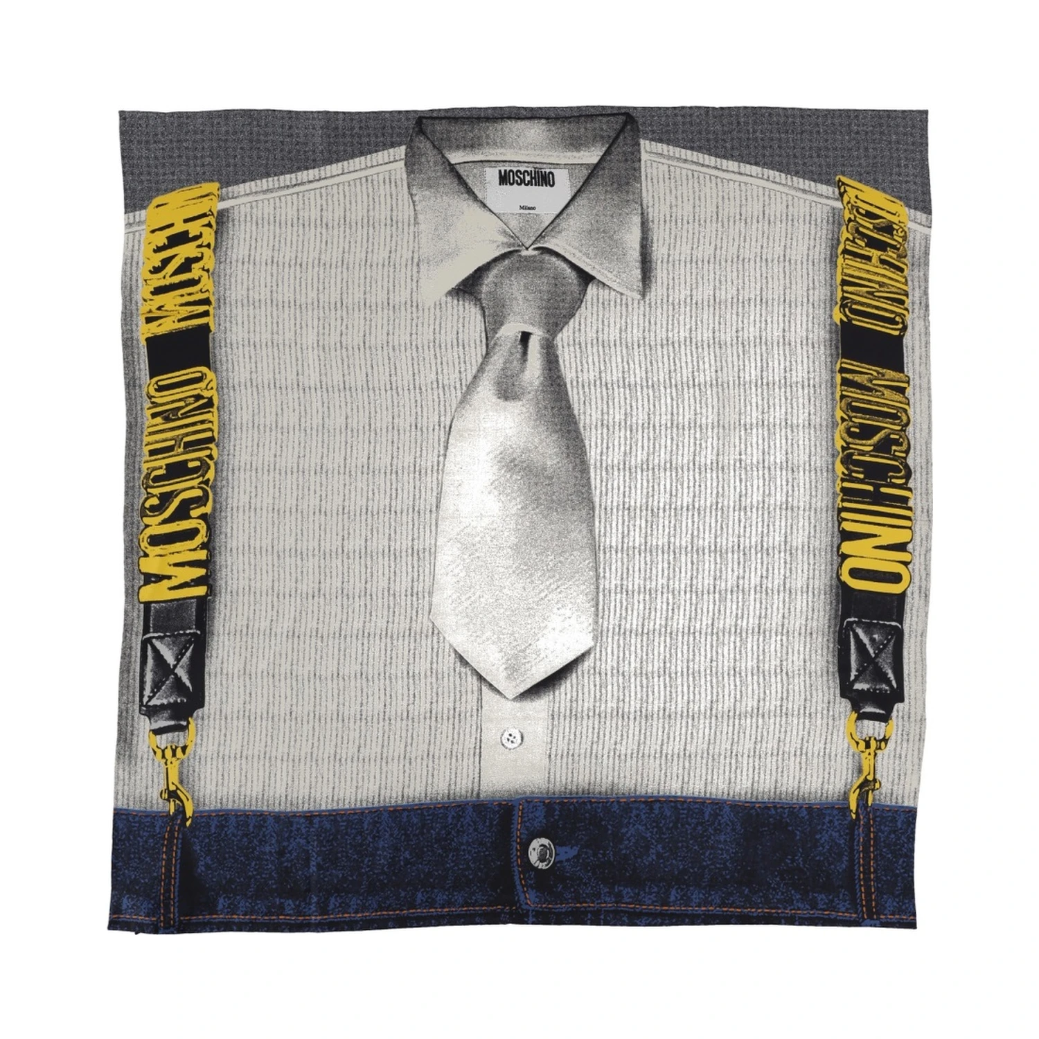 SILK SCARF WITH PRINT