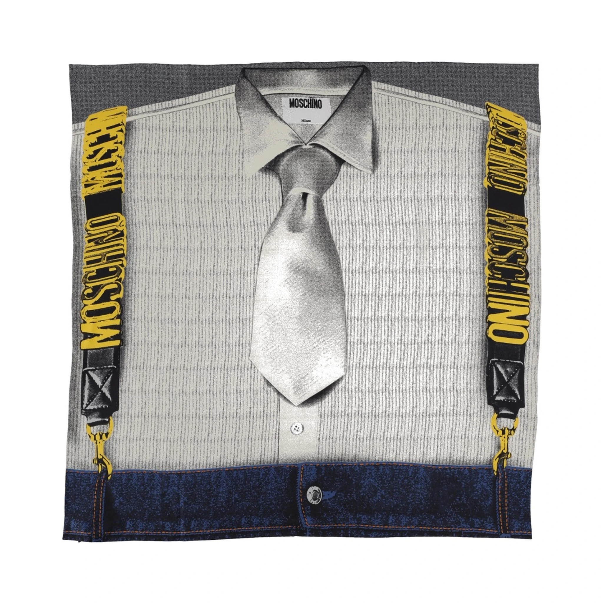 SILK SCARF WITH PRINT