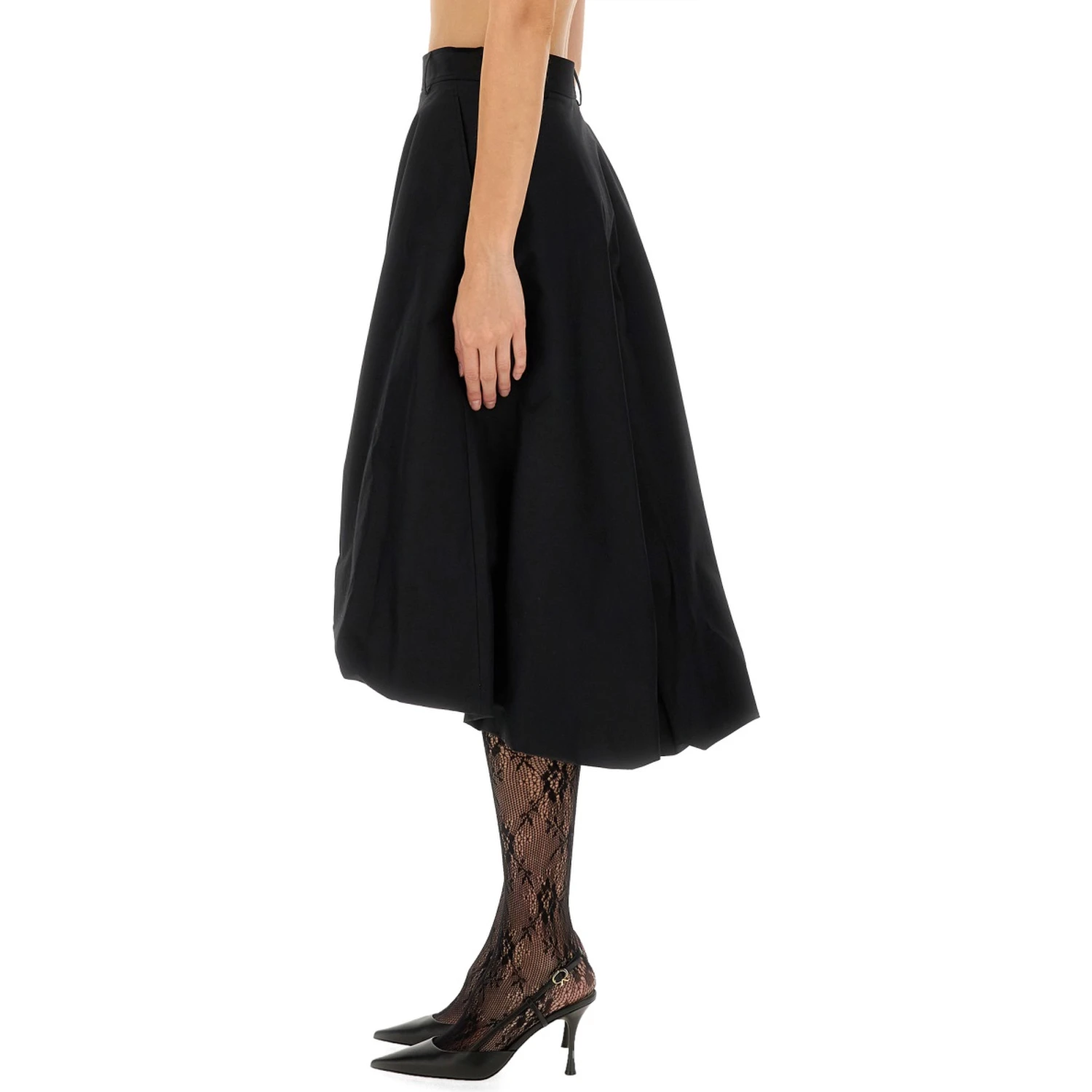 COTTON POPLIN SKIRT