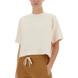 T-SHIRT WITH MATCHING LOGO