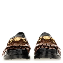 MOCCASIN WITH BANGS AND COIN