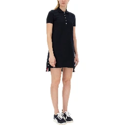 COTTON PIQUE POLO SHIRT DRESS