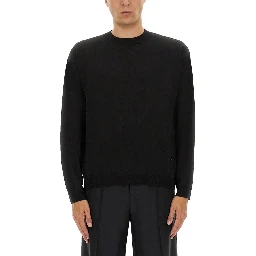 WOOL AND SILK PULLOVER