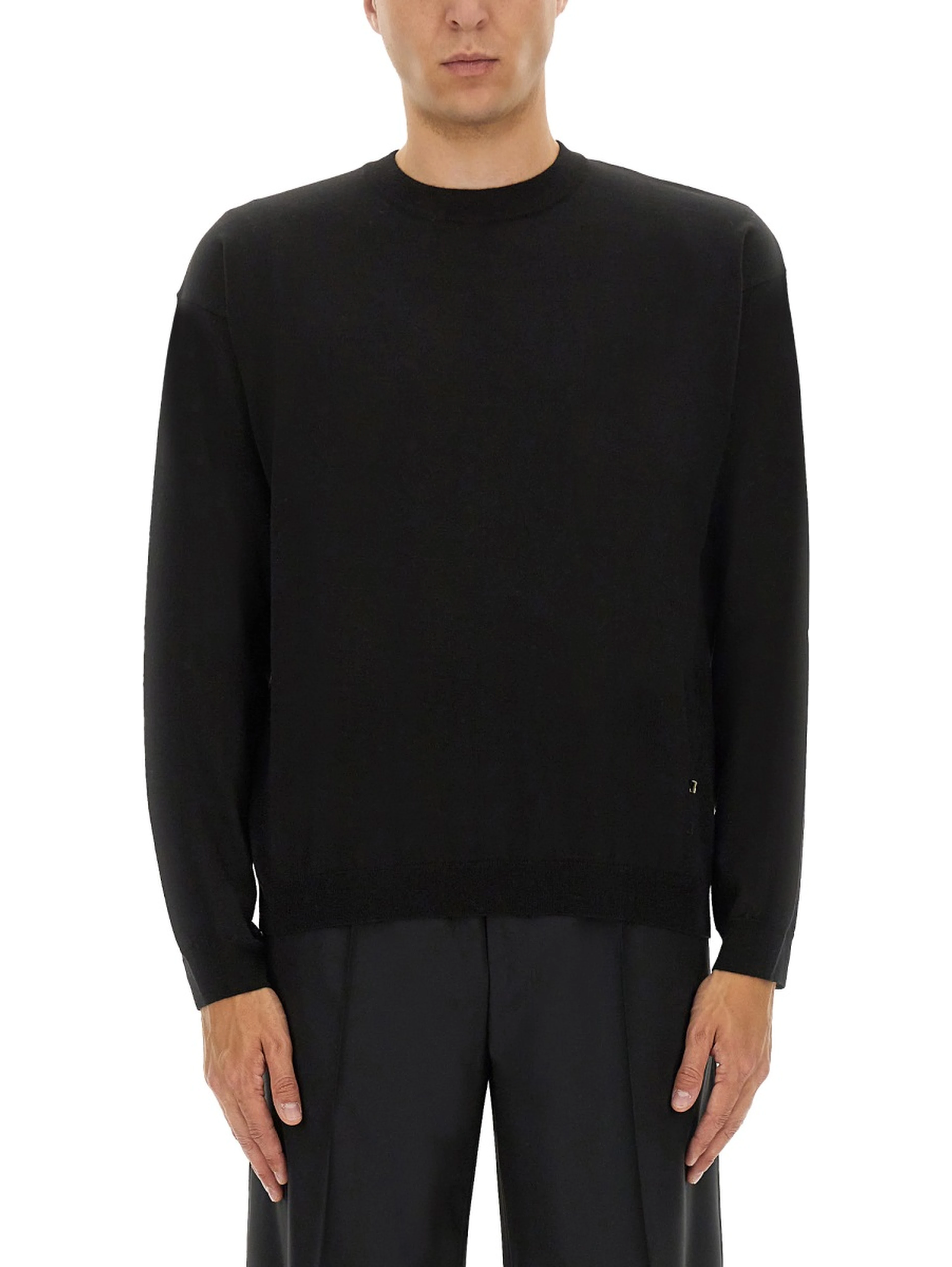 WOOL AND SILK PULLOVER