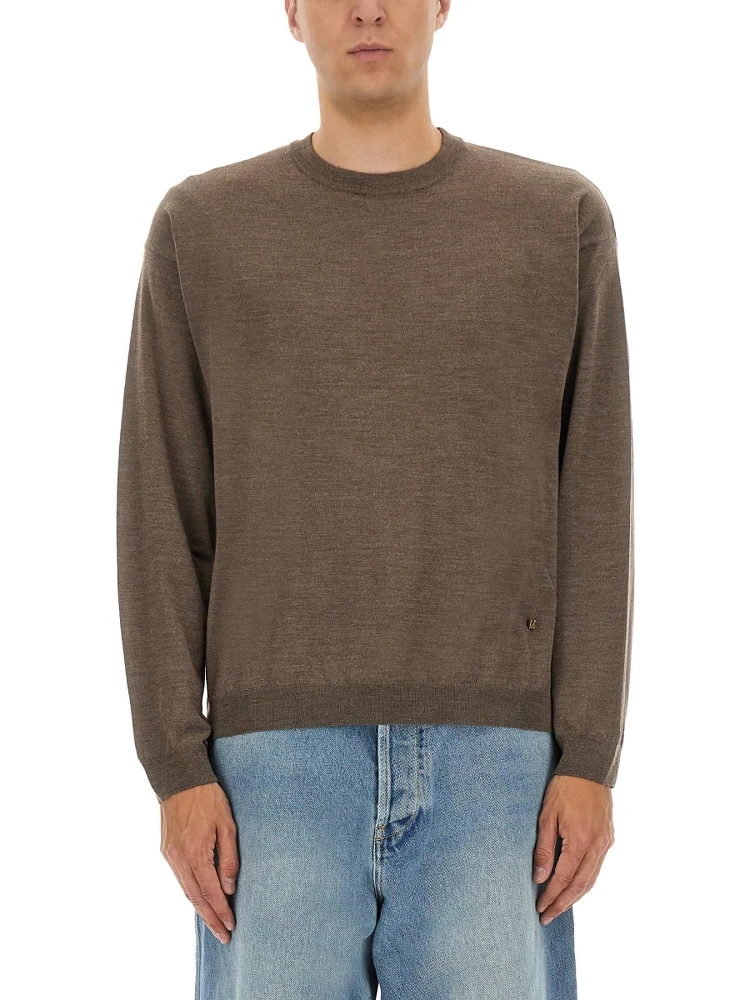 WOOL AND SILK PULLOVER