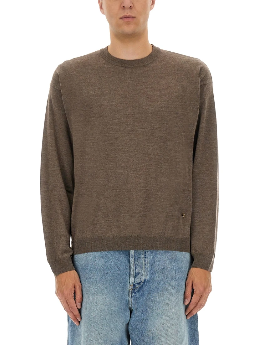 WOOL AND SILK PULLOVER