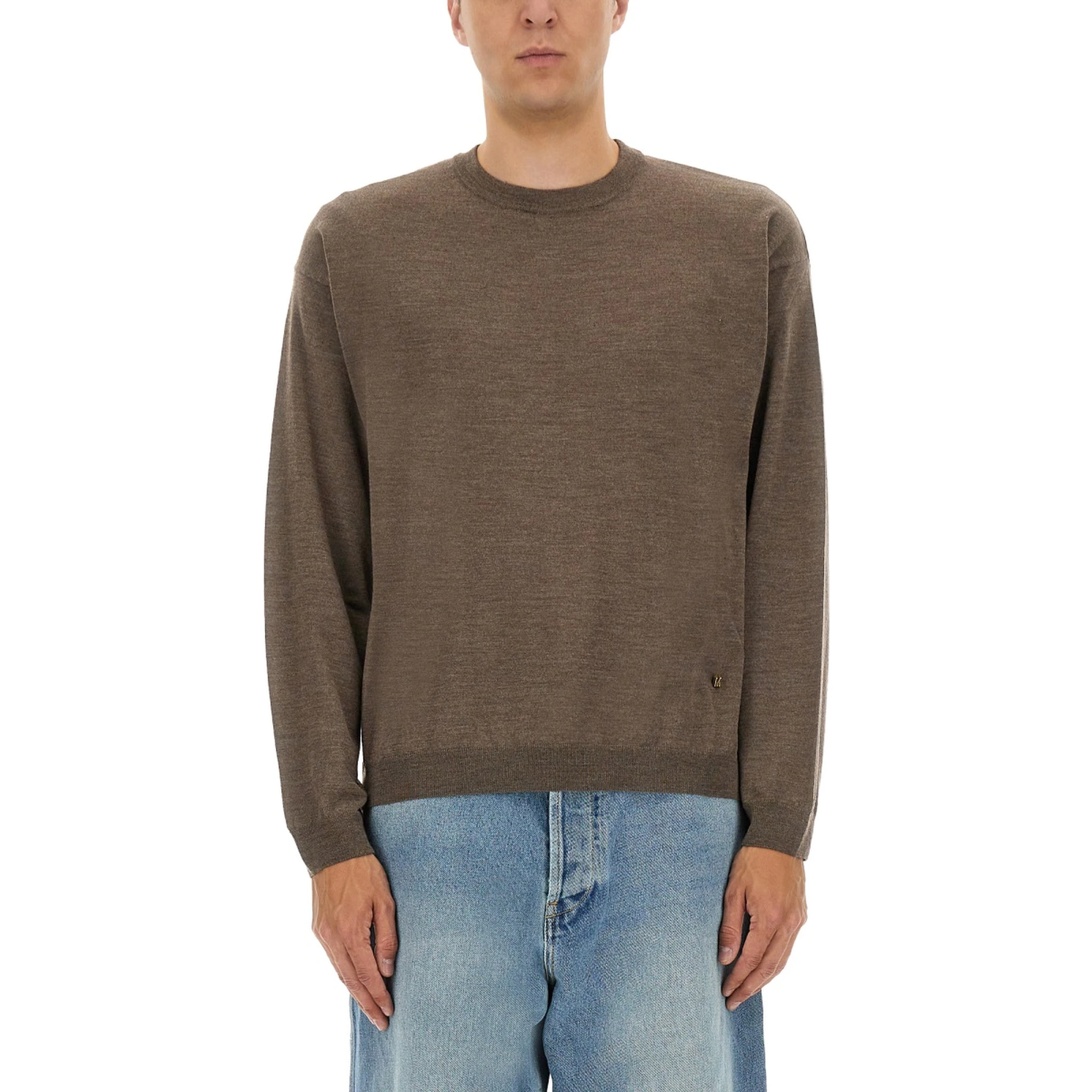 WOOL AND SILK PULLOVER