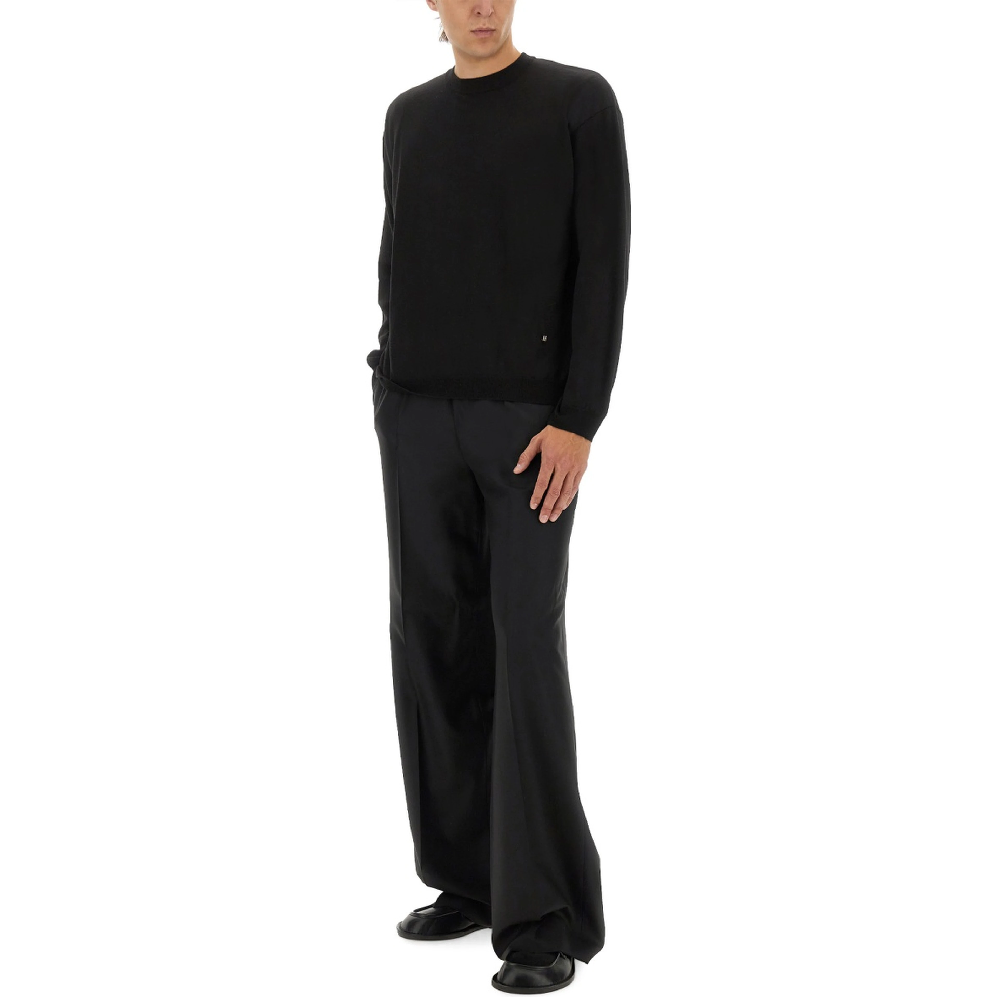 WOOL AND SILK PULLOVER