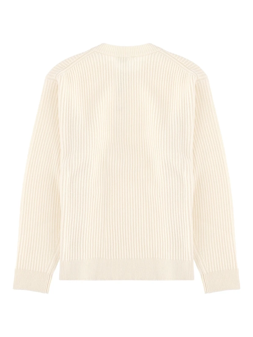 RIBBED KNIT WITH FOX PATCH