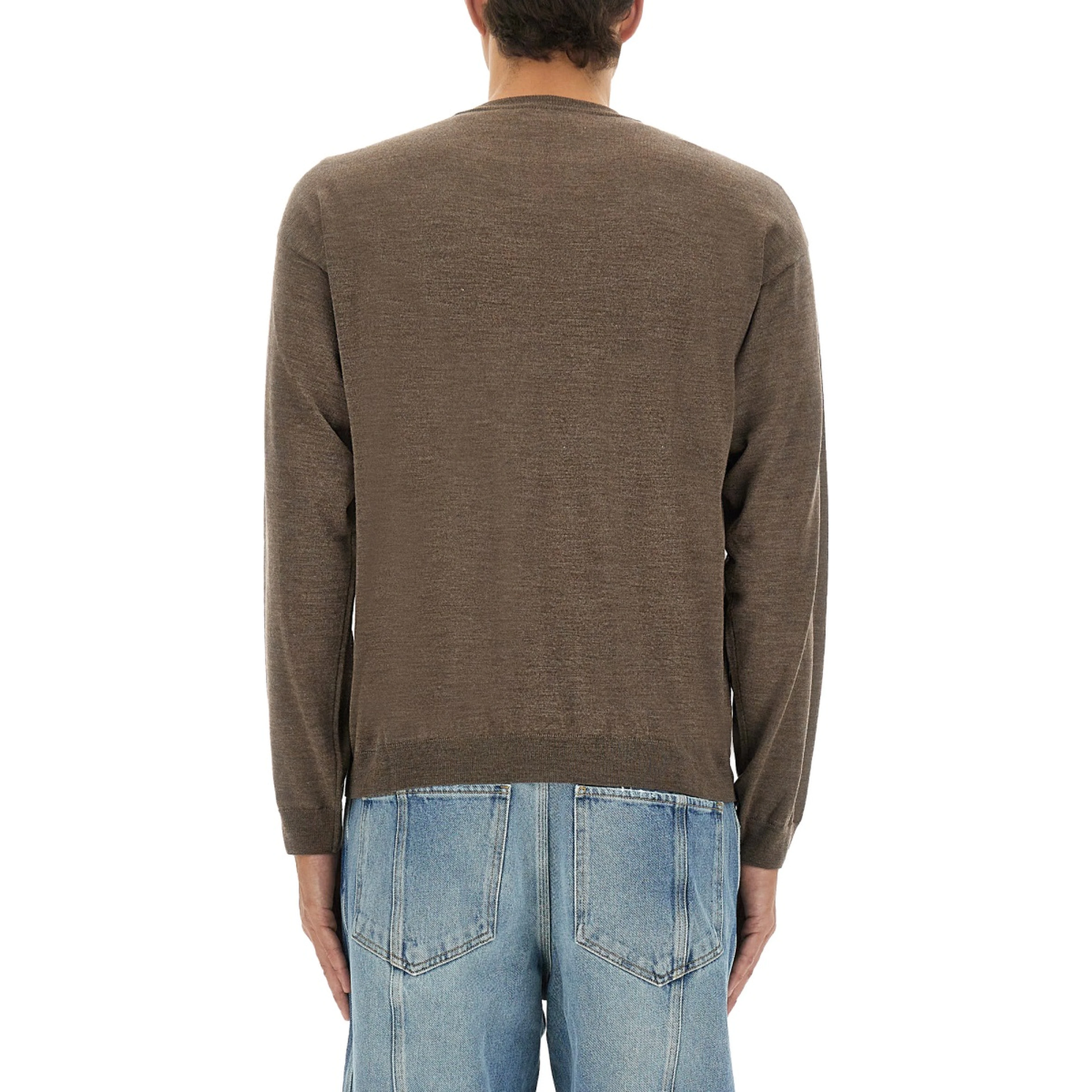 WOOL AND SILK PULLOVER
