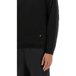 WOOL AND SILK PULLOVER
