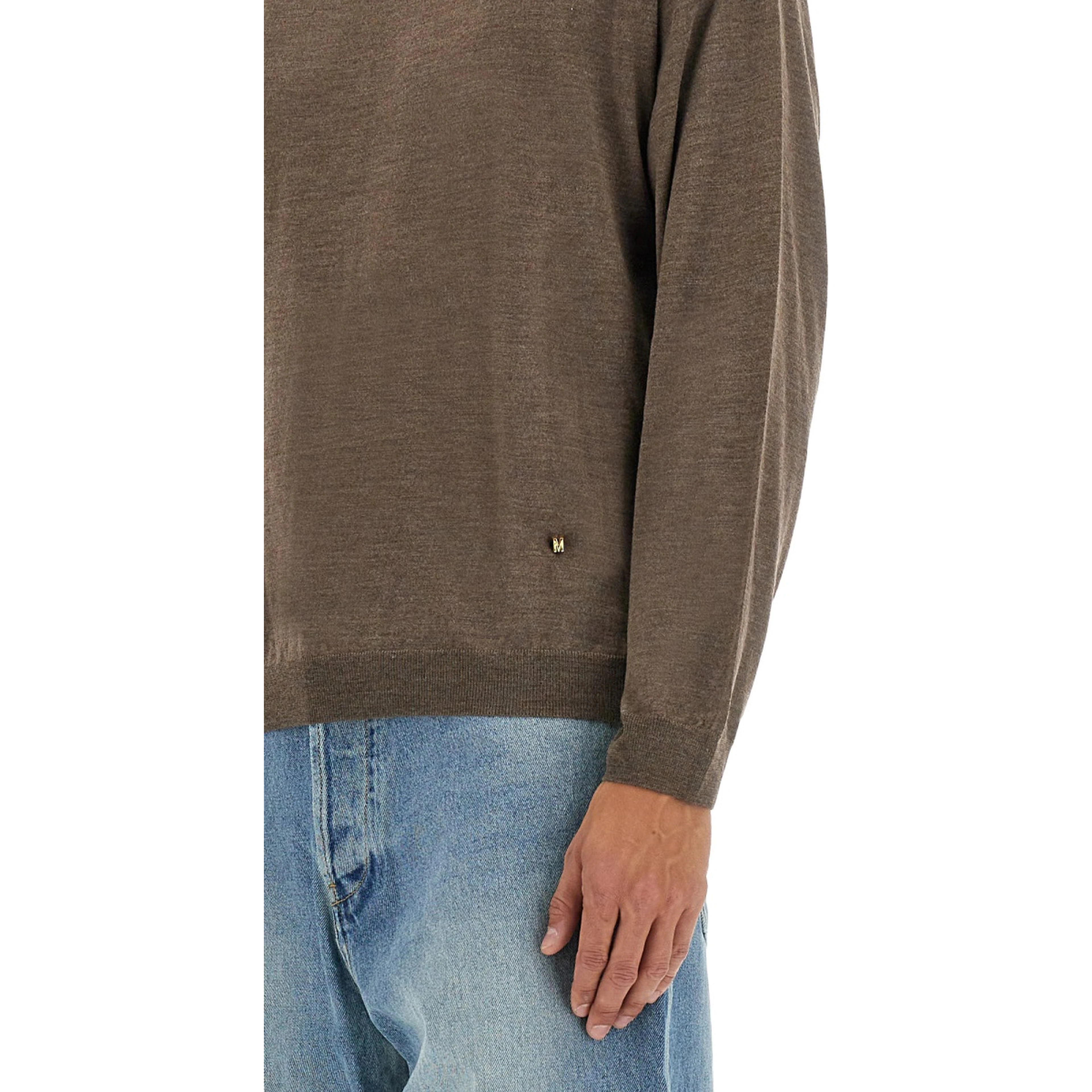 WOOL AND SILK PULLOVER