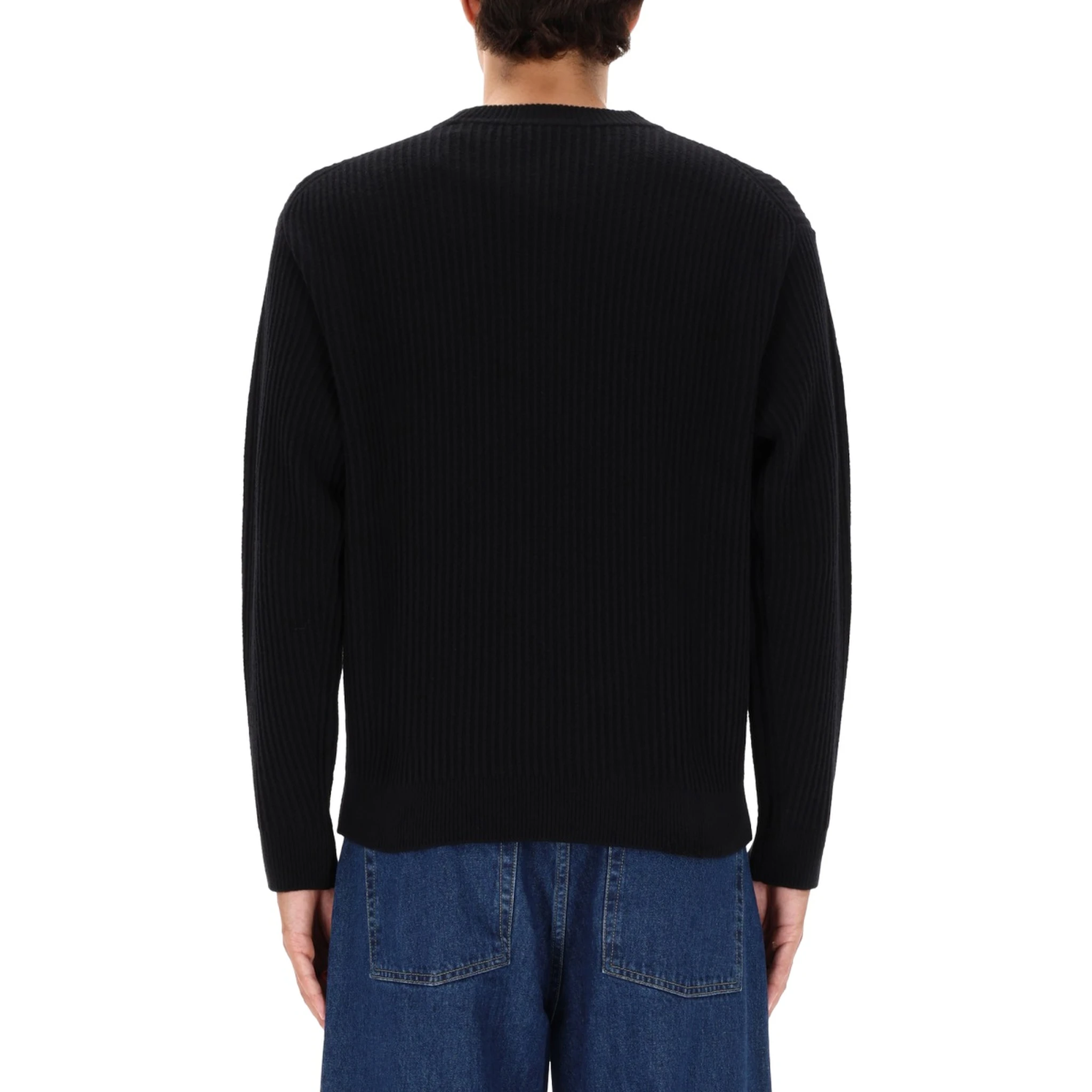 RIBBED KNIT WITH FOX PATCH