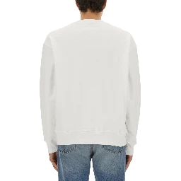 SWEATSHIRT WITH LAUREL CROWN LOGO EMBROIDERY