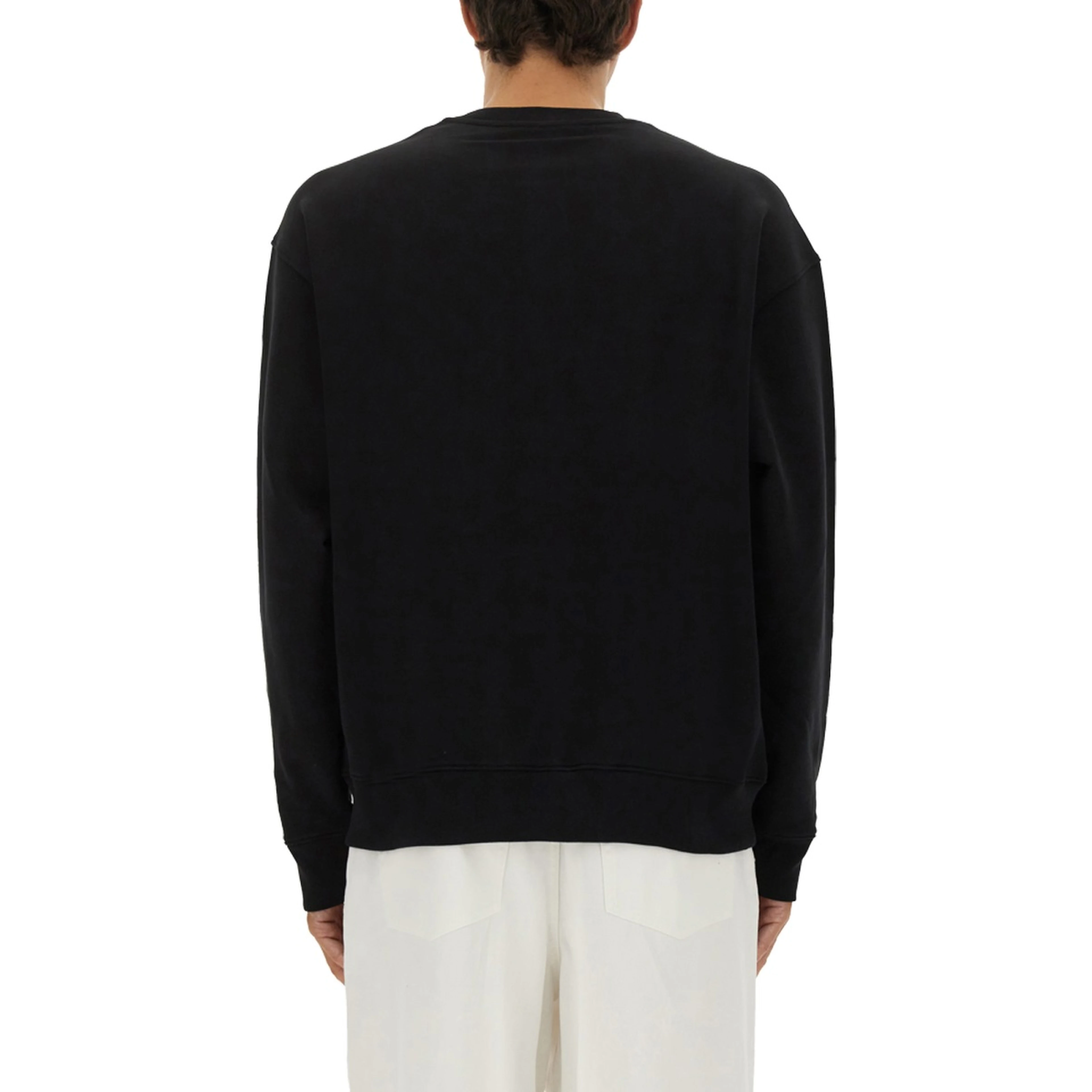 SWEATSHIRT WITH LAUREL CROWN LOGO EMBROIDERY