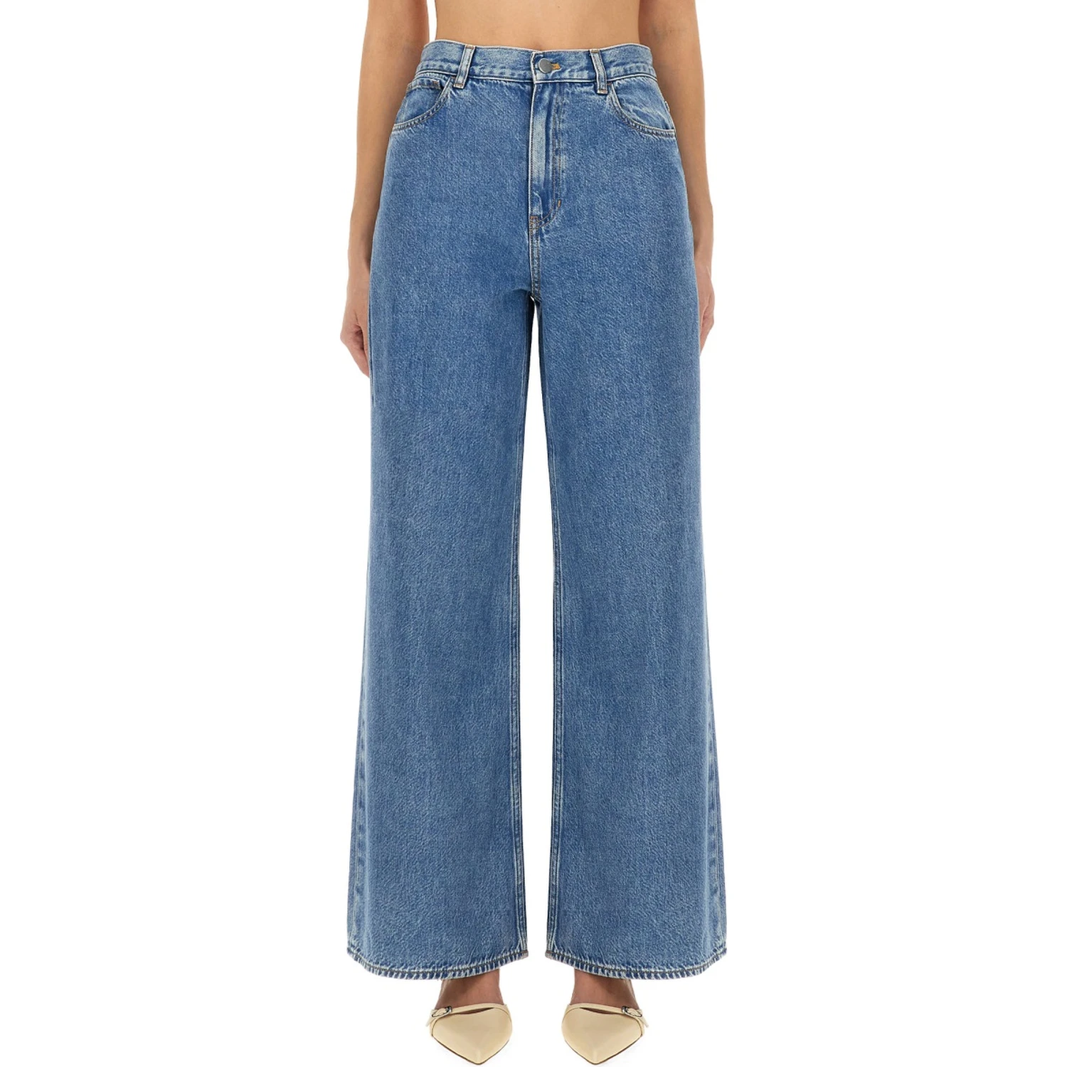 "WIDE-LEG" JEANS