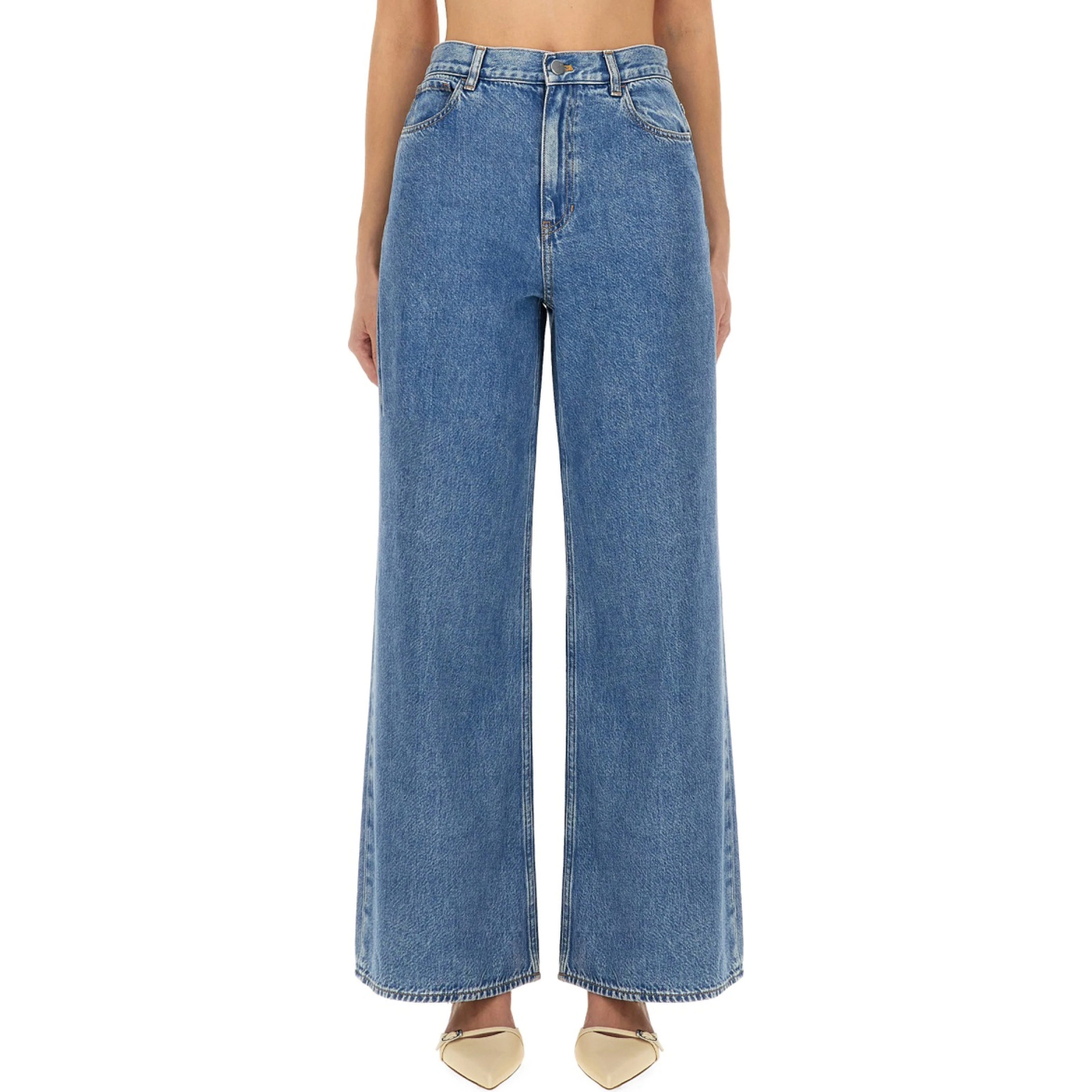 "WIDE-LEG" JEANS