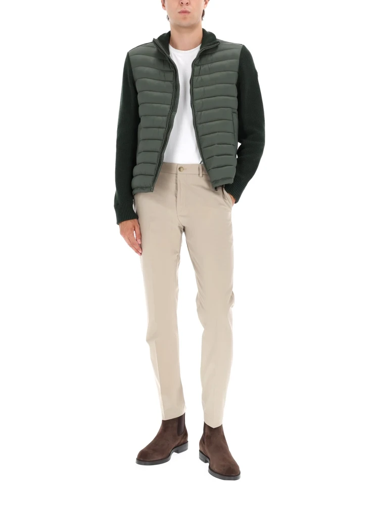 HYBRID JACKET WITH KNITTED SLEEVES alternative