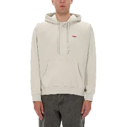 SWEATSHIRT WITH LOGO AND PRINT