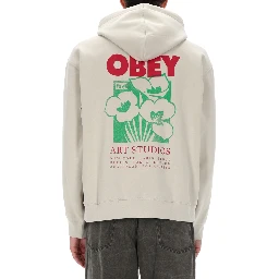 SWEATSHIRT WITH LOGO AND PRINT