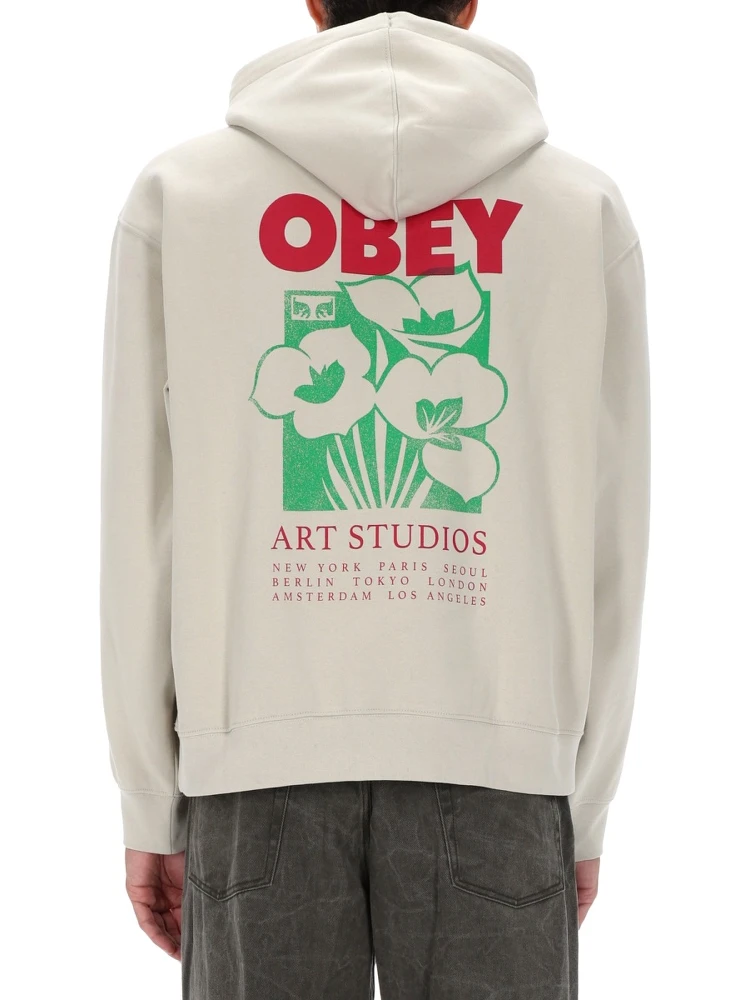 SWEATSHIRT WITH LOGO AND PRINT alternative