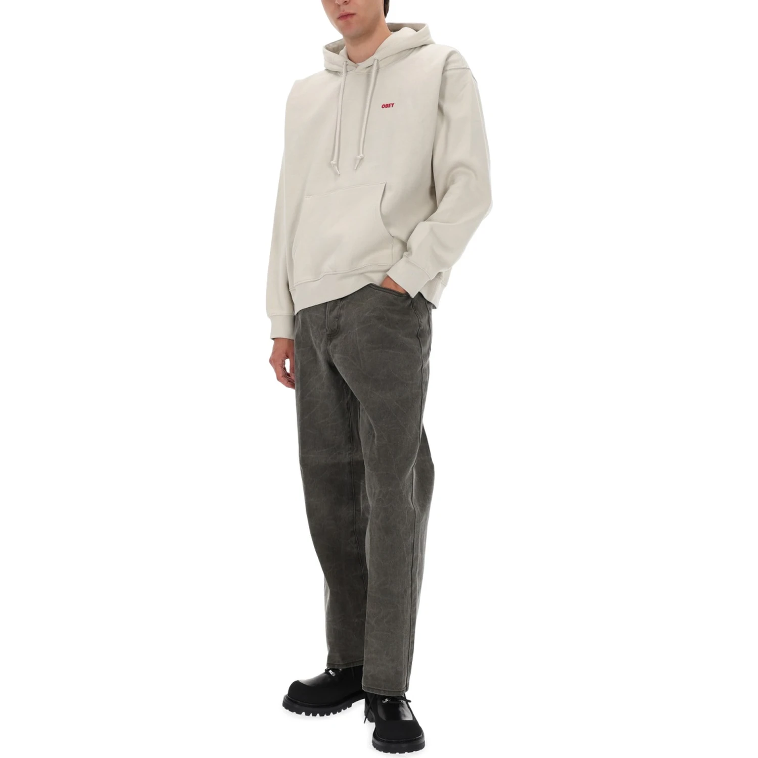 SWEATSHIRT WITH LOGO AND PRINT