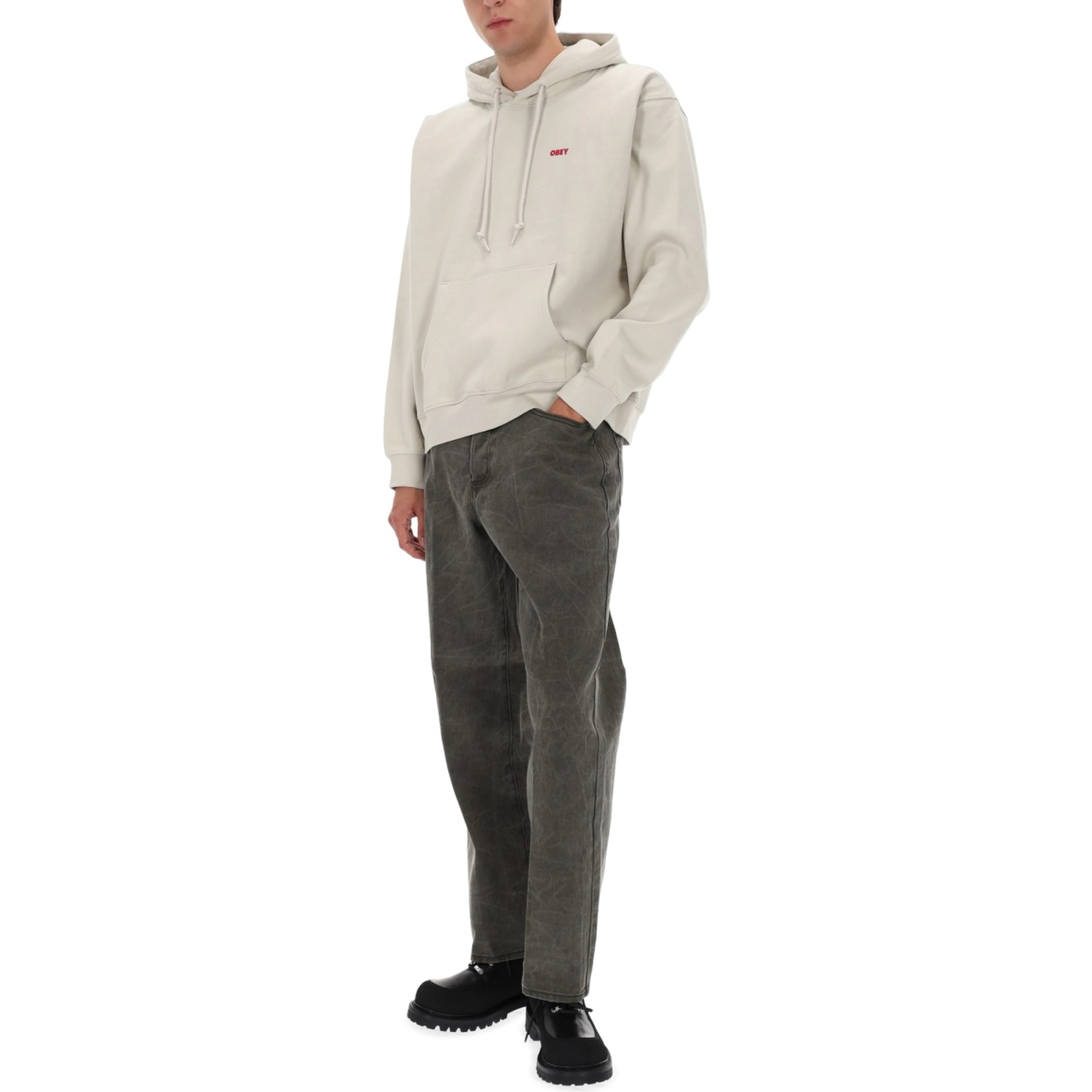 SWEATSHIRT WITH LOGO AND PRINT