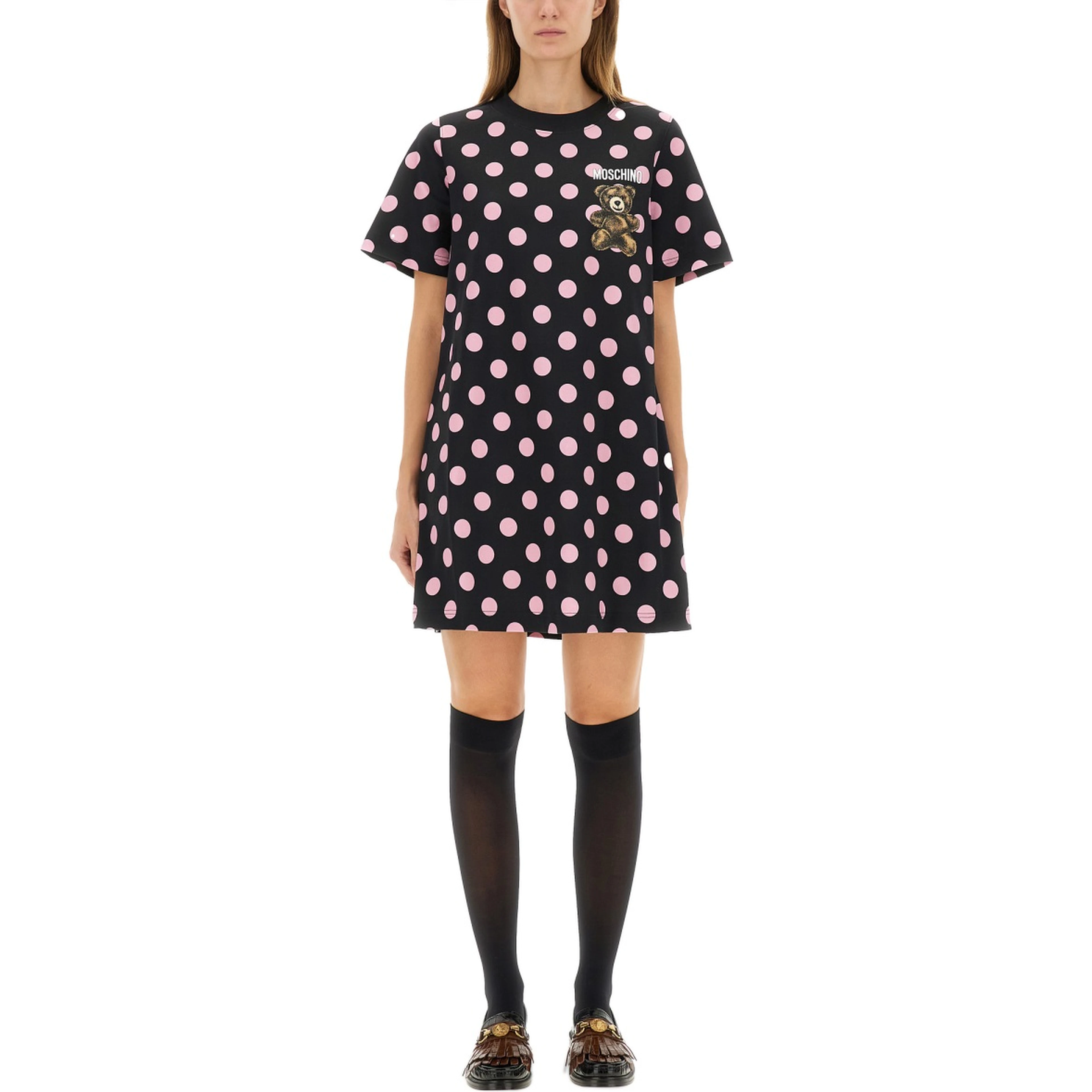 "TEDDY POLKA DOTS" DRESS