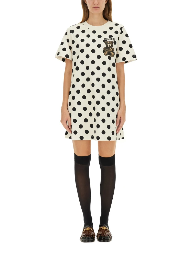"TEDDY POLKA DOTS" DRESS