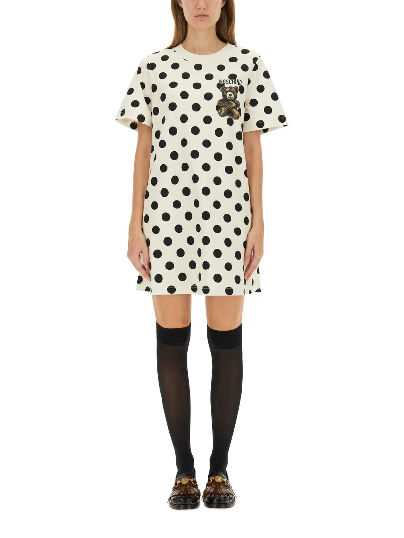 "TEDDY POLKA DOTS" DRESS