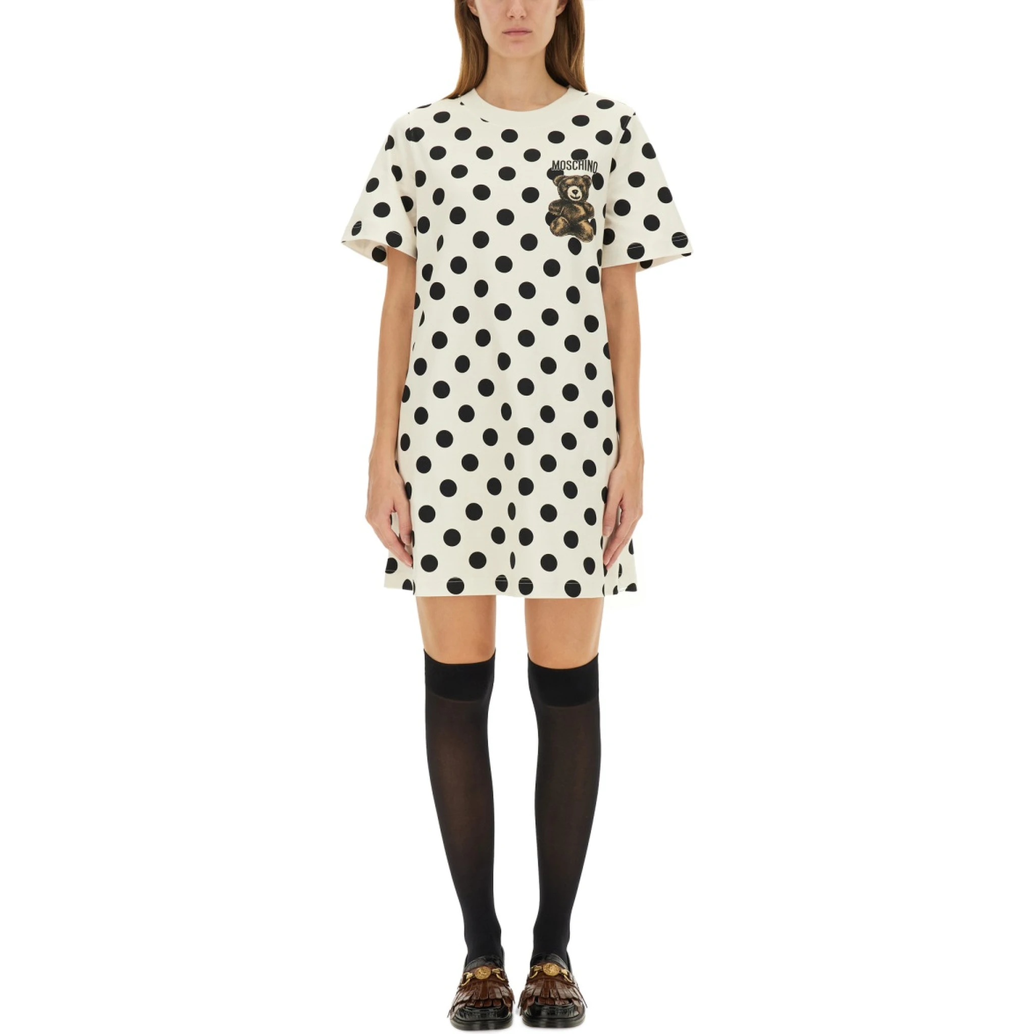 "TEDDY POLKA DOTS" DRESS
