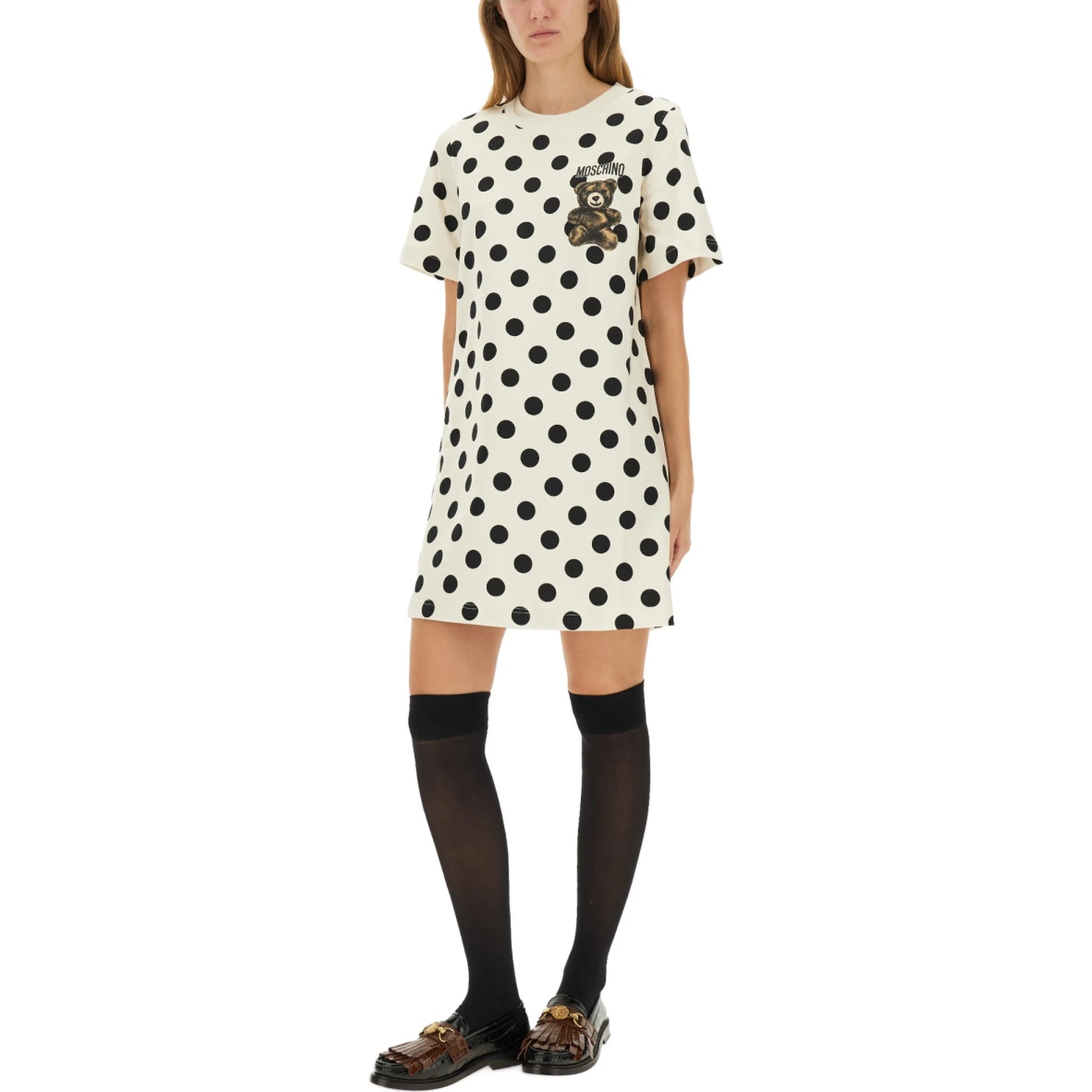 "TEDDY POLKA DOTS" DRESS