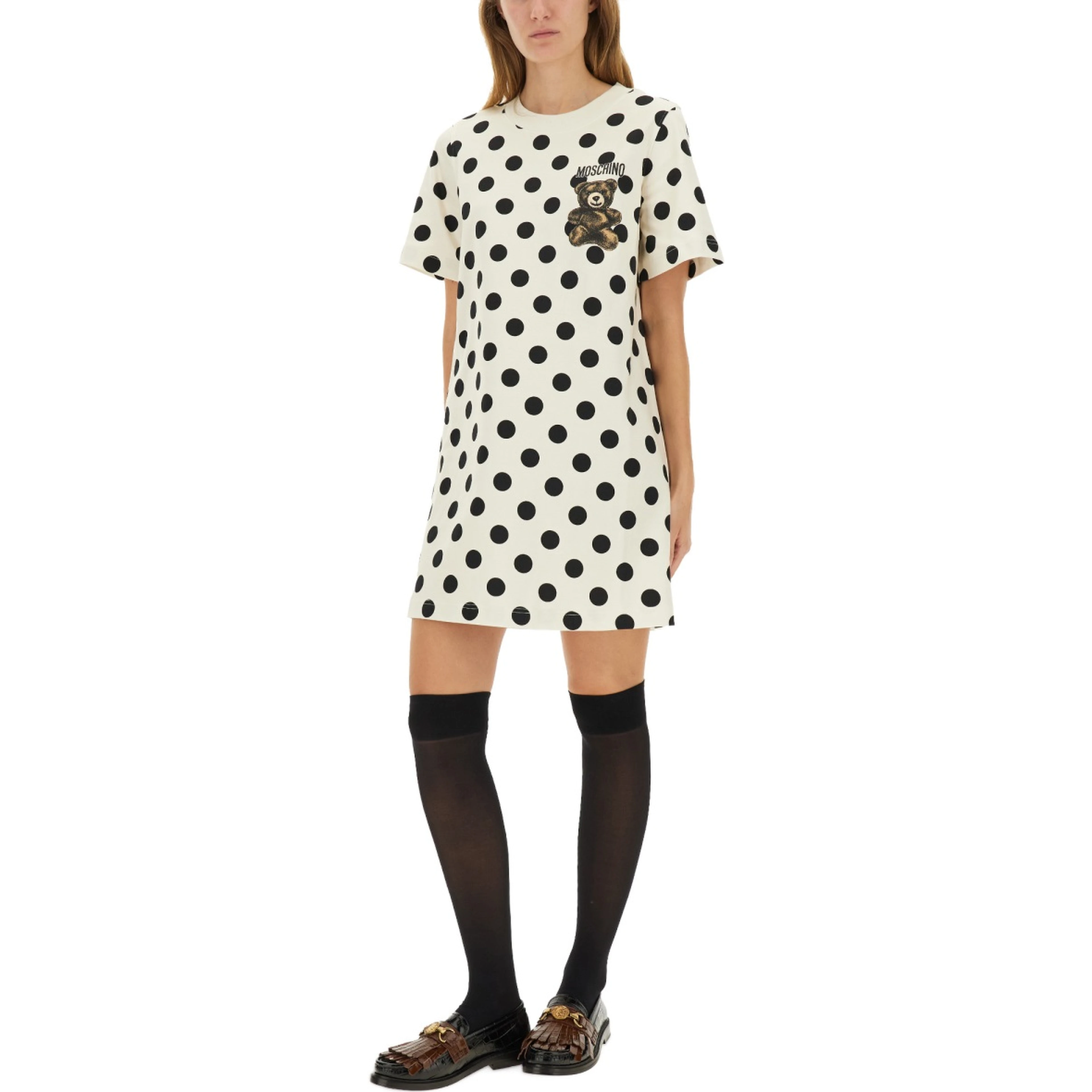 "TEDDY POLKA DOTS" DRESS