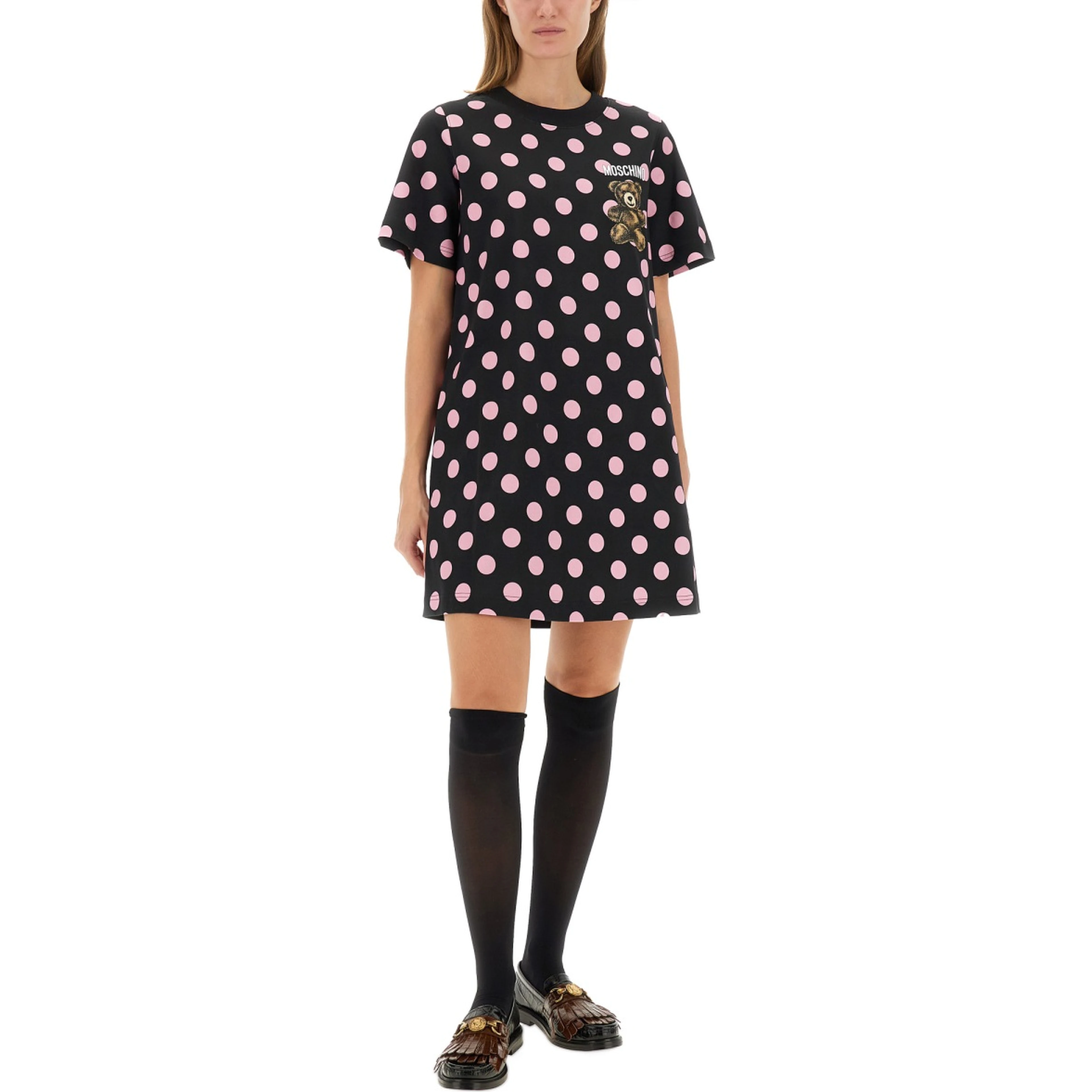 "TEDDY POLKA DOTS" DRESS