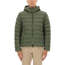 DOWN JACKET WITH DETACHABLE HOOD