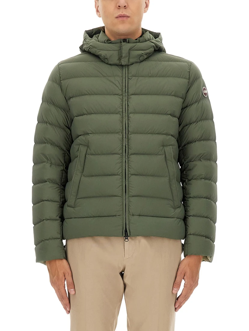 DOWN JACKET WITH DETACHABLE HOOD