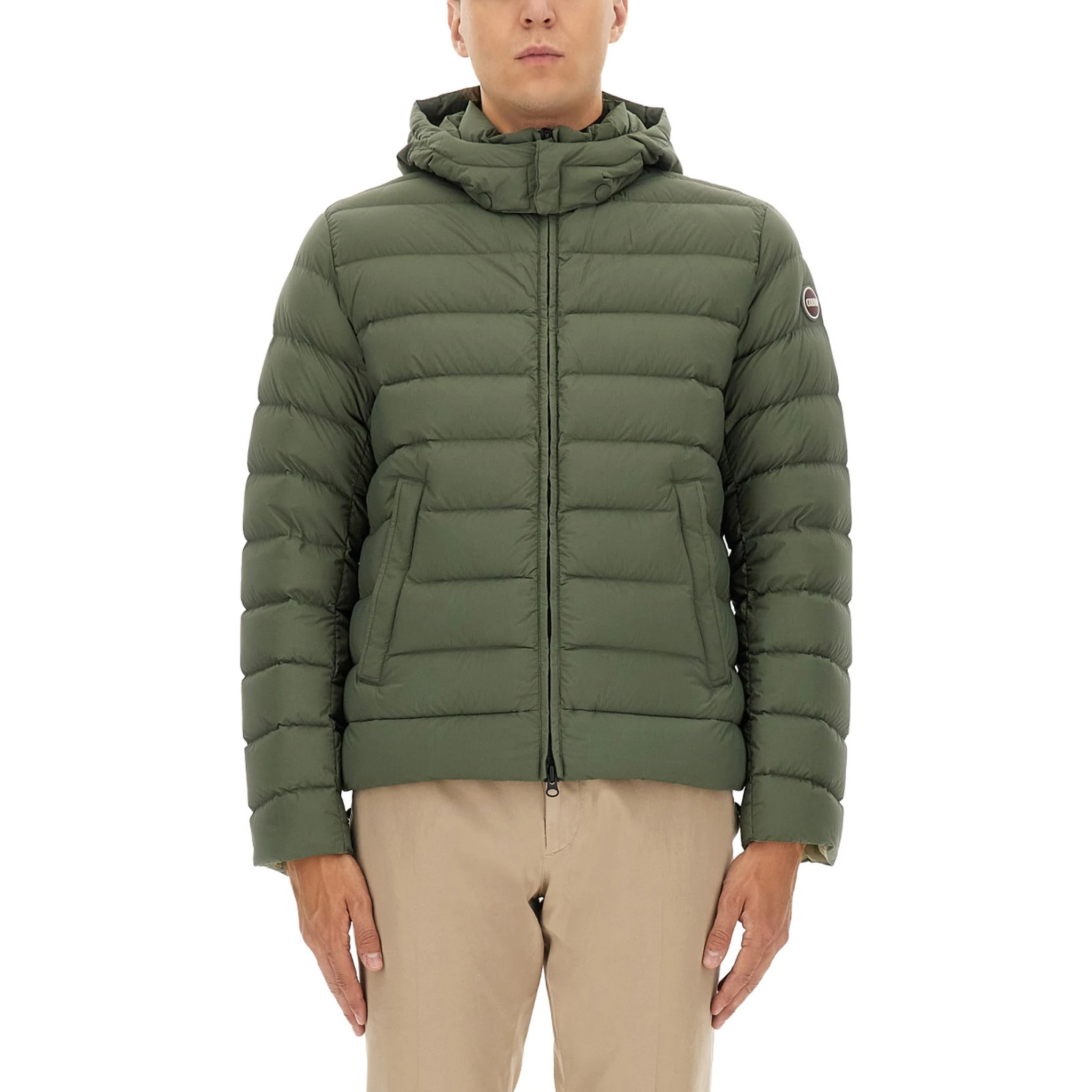 DOWN JACKET WITH DETACHABLE HOOD