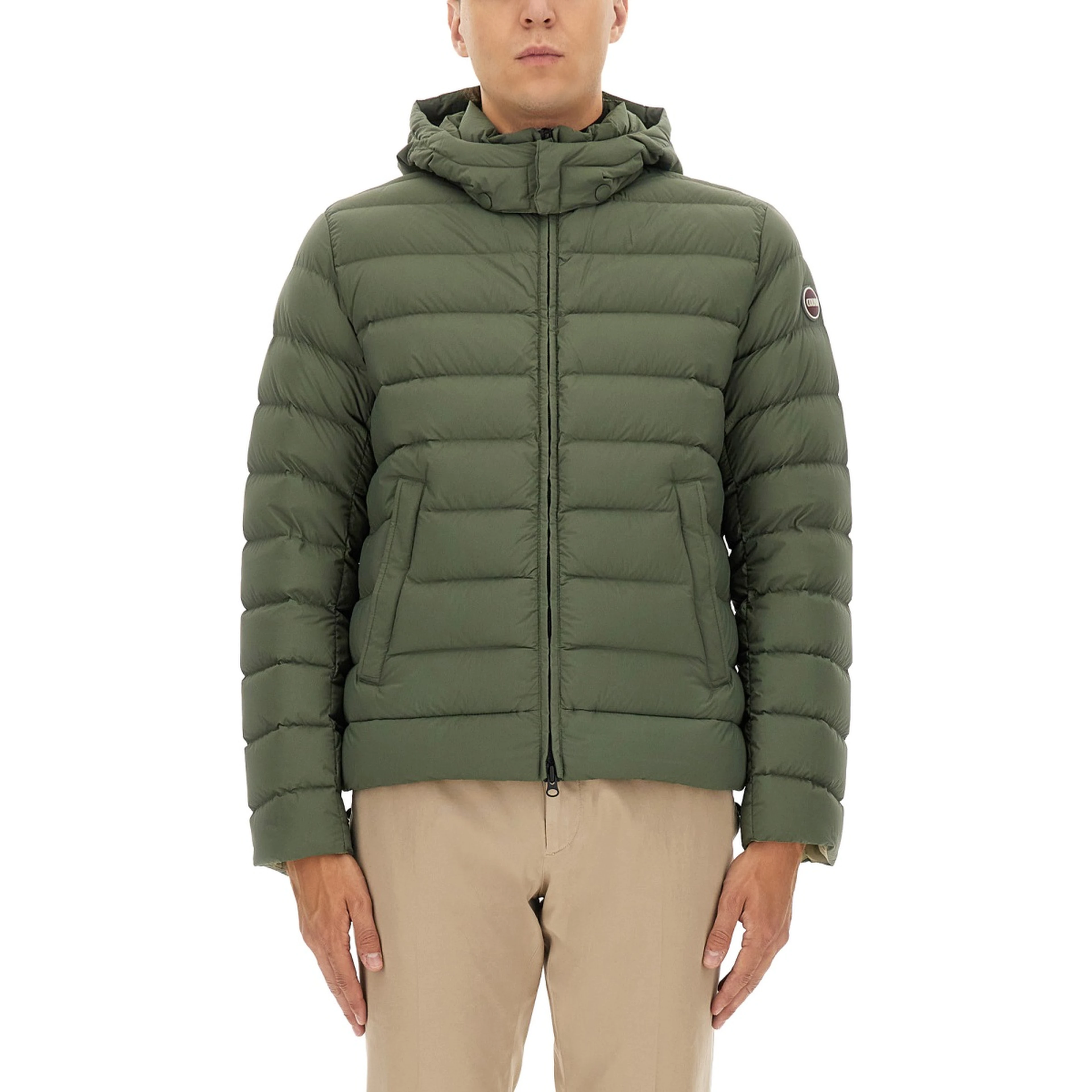 DOWN JACKET WITH DETACHABLE HOOD