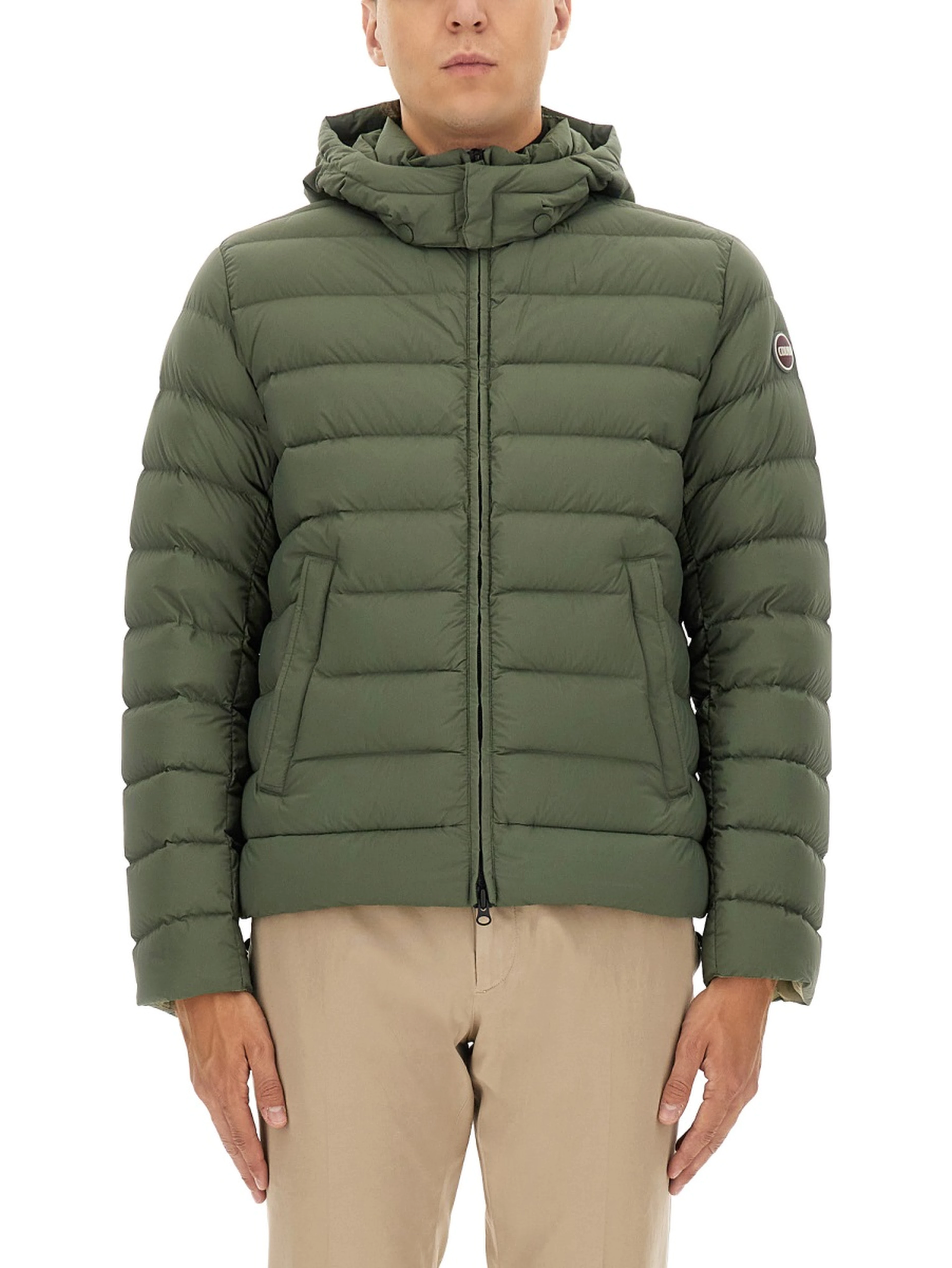 DOWN JACKET WITH DETACHABLE HOOD