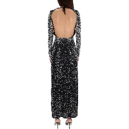 LONG DRESS WITH SEQUINS